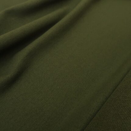 Plátno khaki zelené vlněné